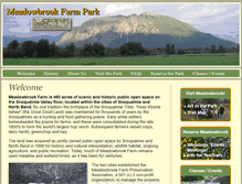 Tablet Screenshot of meadowbrookfarmpreserve.org